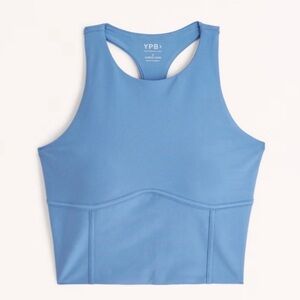 Abercrombie YPB sculptlux high neck corset workout tank